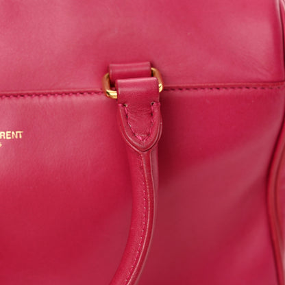 Saint Laurent Calfskin Classic Baby Duffle Fuchsia 13 of 15