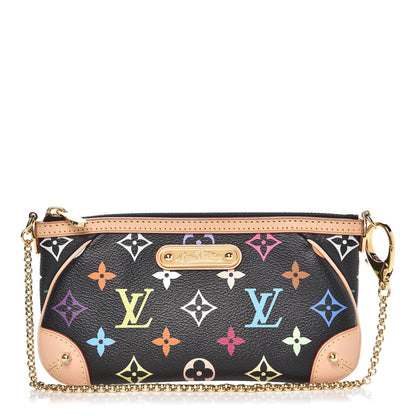 Louis Vuitton Monogram Multicolor Pochette Milla MM Black 1 of 7