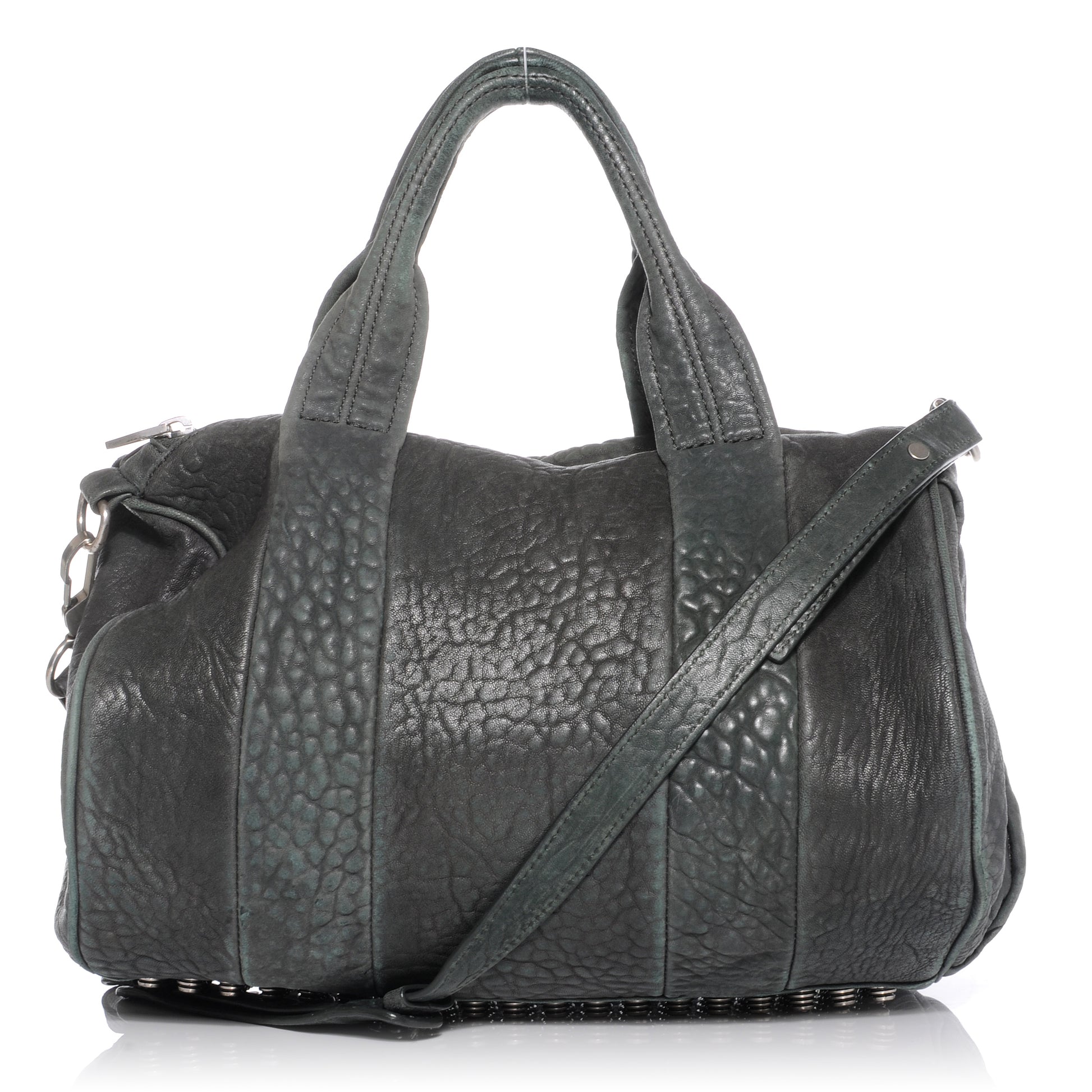 Alexander Wang Leather Rocco Duffel Grey 1 of 6