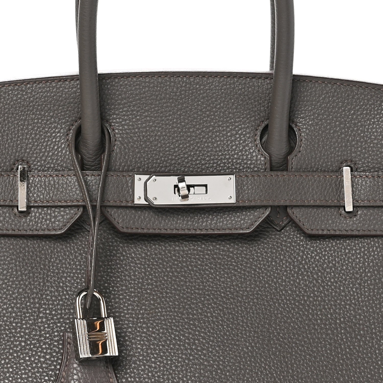 Hermes Togo Birkin 30 Etain 8 of 10
