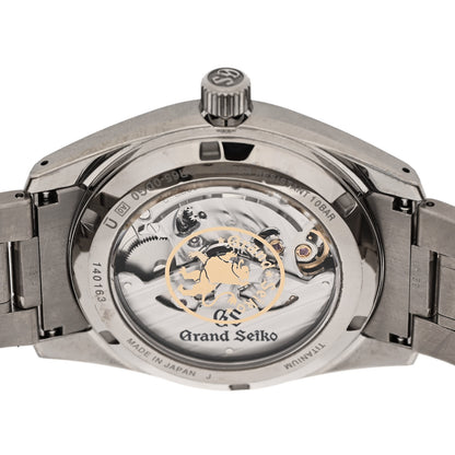 Grand Seiko Titanium 40mm Spring Drive Four Seasons Taisetsu Winter Automatic Watch SBGA415G 4 of 5