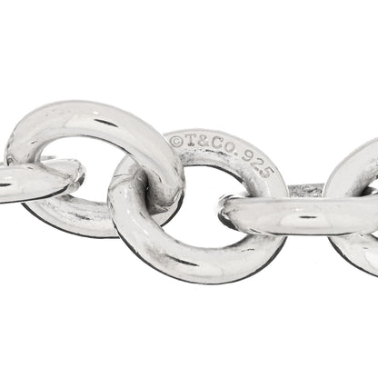 Tiffany Sterling Silver Large Round Chain Link Bracelet 3 of 3