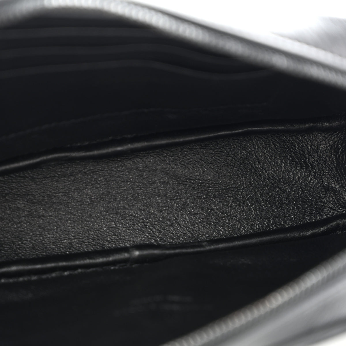Calfskin Matelasse Monochrome Monogram Mini Lou Camera Bag Black