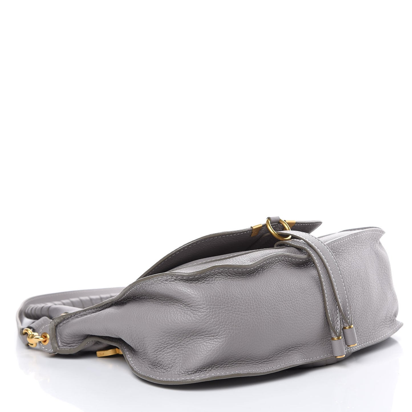 Calfskin Medium Marcie Satchel Cashmere Grey