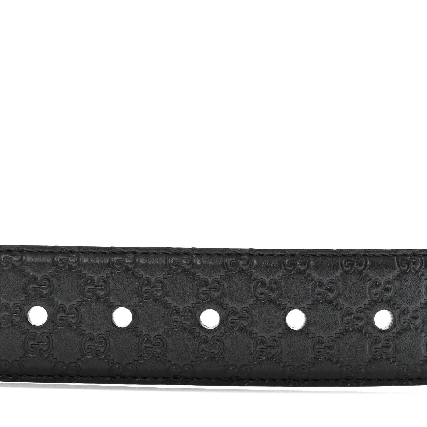 Gucci Soft Microguccissima Margaux Calfskin Belt 90 36 Black 3 of 7
