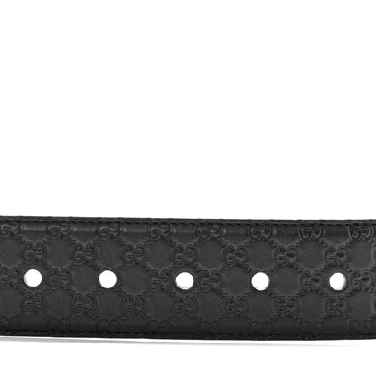 Gucci Soft Microguccissima Margaux Calfskin Belt 90 36 Black 3 of 7