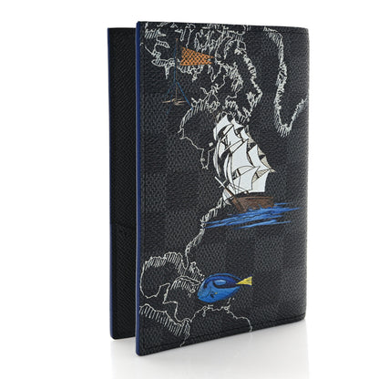 Louis Vuitton Damier Graphite Map Passport Cover 3 of 7