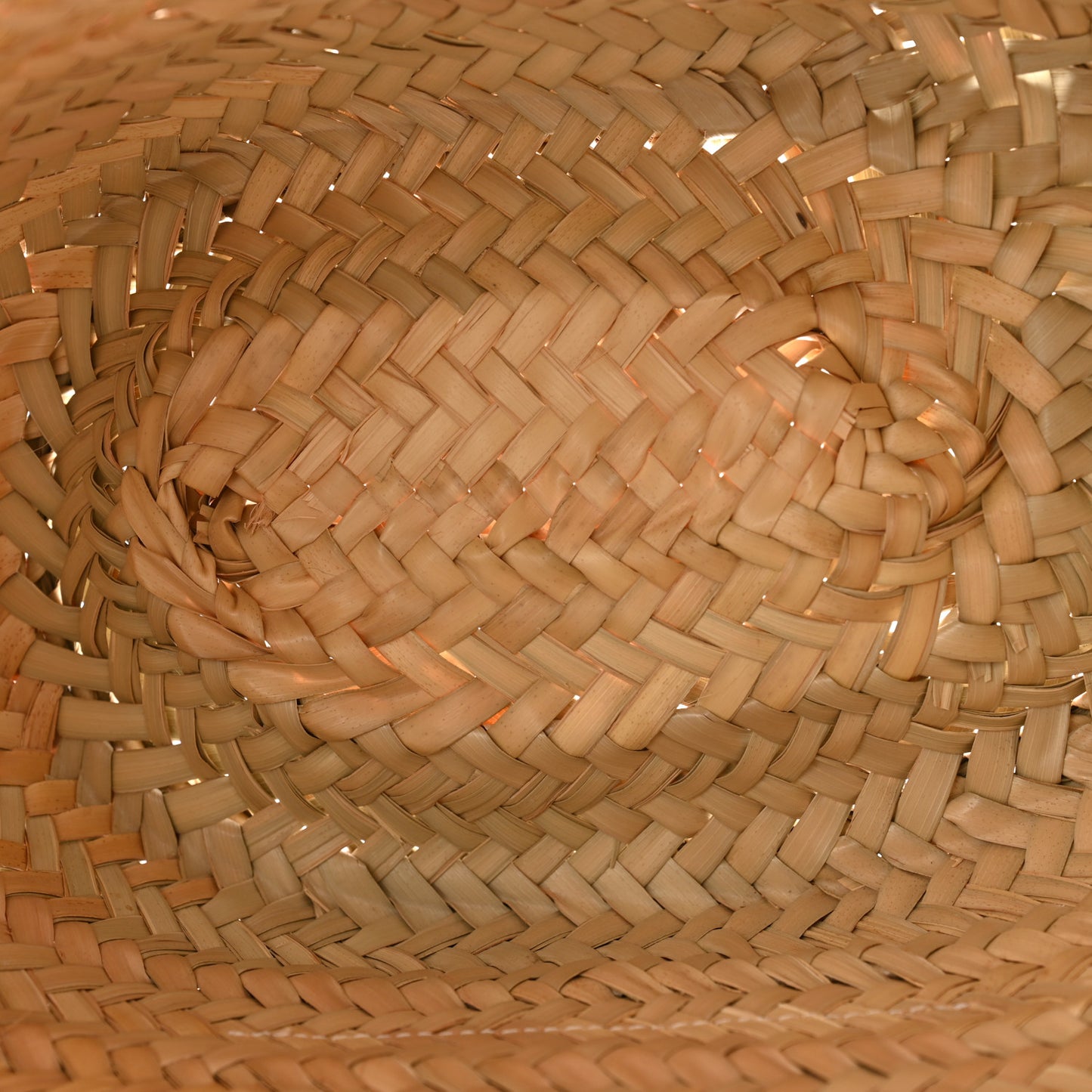 Raffia Basket Tote Bag Natural Tan