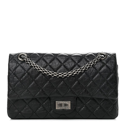 Chanel Aged Calfskin Quilted 2.55 Reissue 225 Flap Black 1 of 13