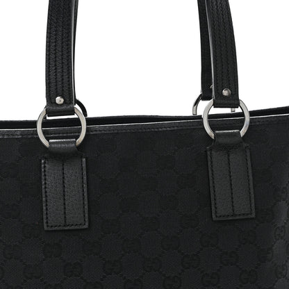 Gucci Monogram Medium Tote Black 8 of 10