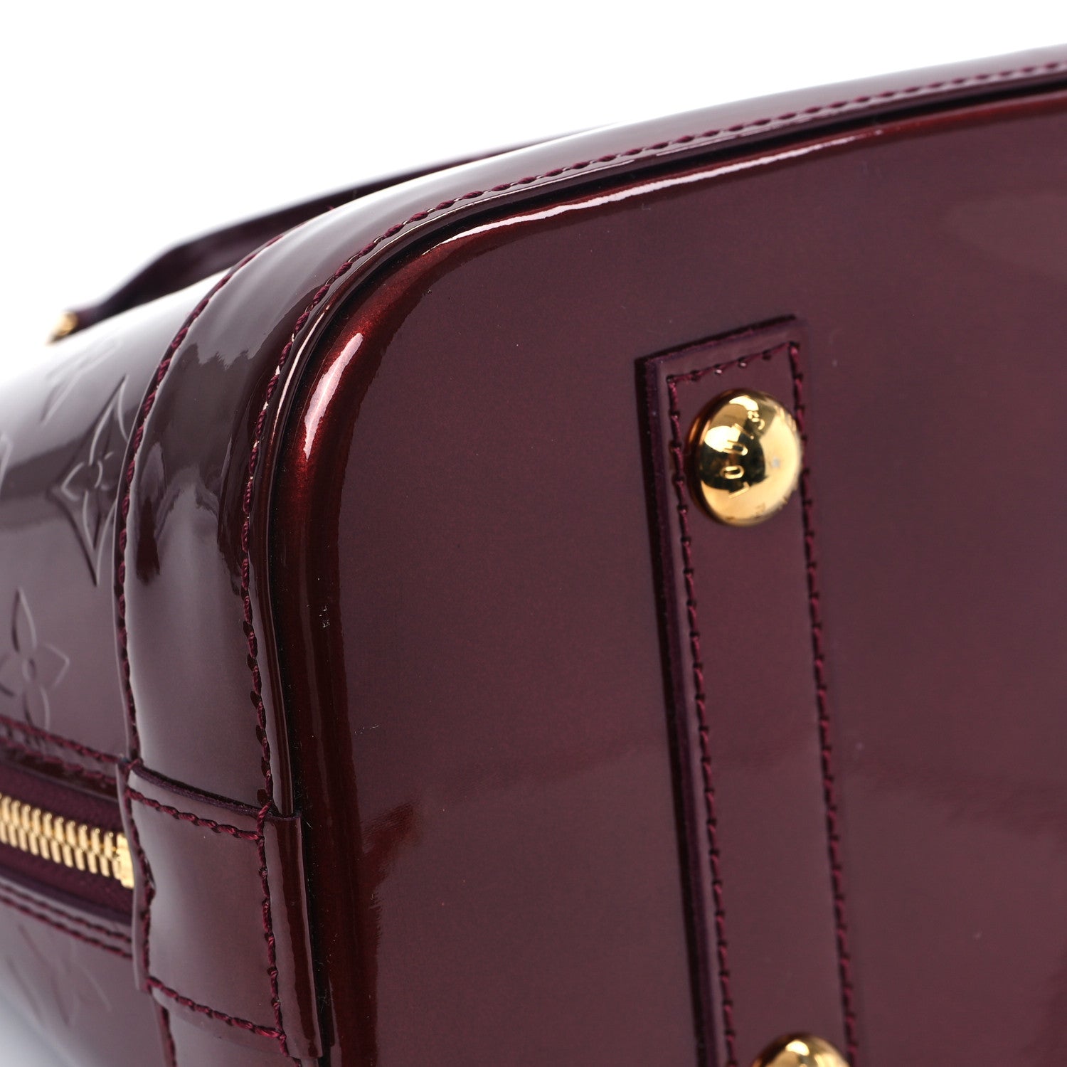 Louis Vuitton Vernis Alma PM Rouge Fauviste 10 of 10