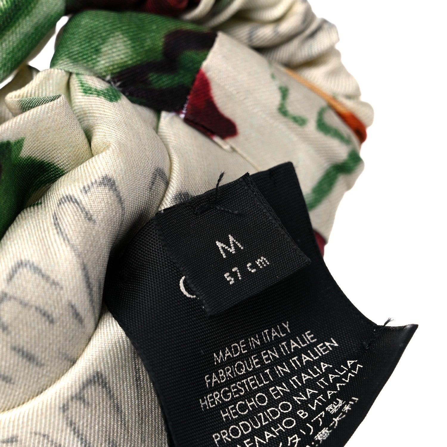 Gucci Silk Flora Print Headband M Multicolor 6 of 9