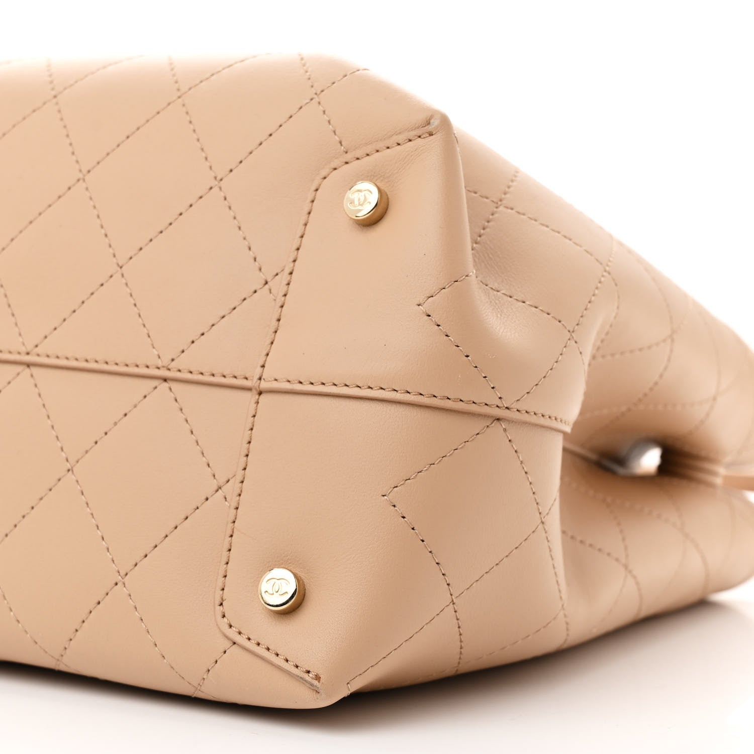 Chanel Calfskin Large Serial Shopper Tote Beige 10 of 10