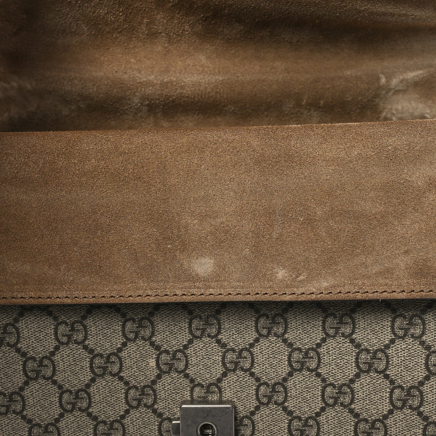 GG Supreme Monogram Small Dionysus Shoulder Bag Taupe