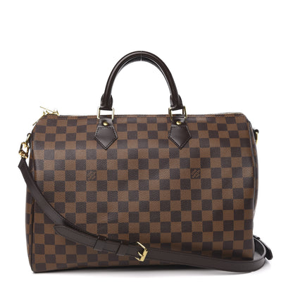 Louis Vuitton Damier Ebene Speedy Bandouliere 35 1 of 12