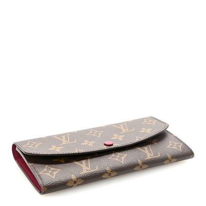 Louis Vuitton Monogram Emilie Wallet Fuchsia 4 of 7