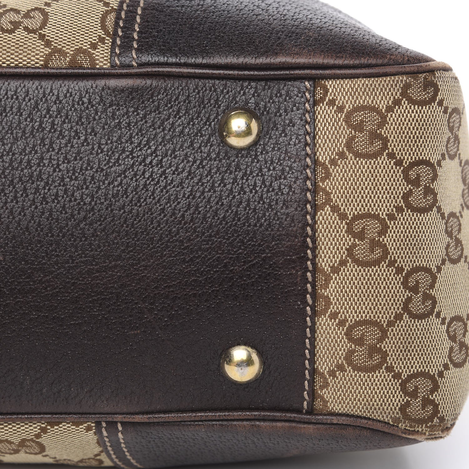 Gucci Monogram Medium Princy Tote Dark Brown 10 of 14