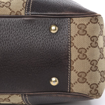 Gucci Monogram Medium Princy Tote Dark Brown 10 of 14