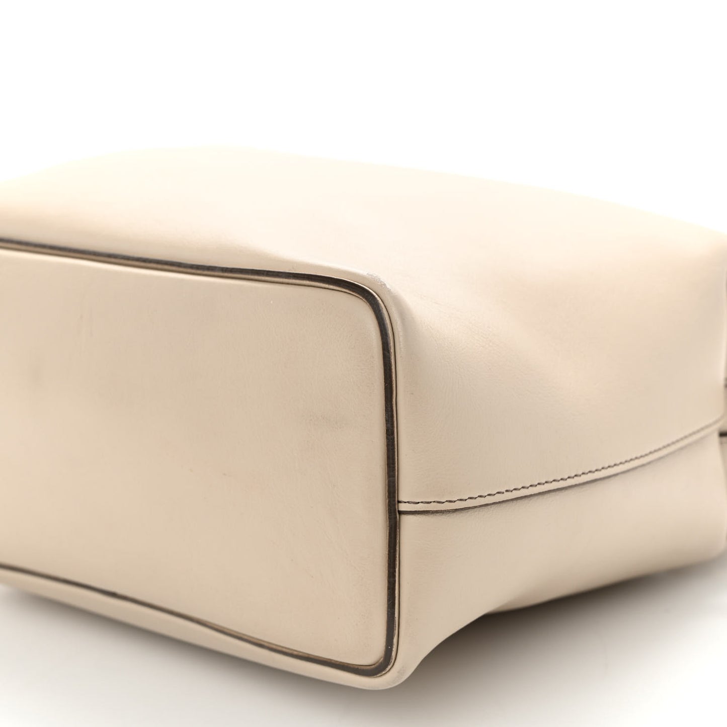 Lambskin Small Soft Cube Satchel Light Taupe