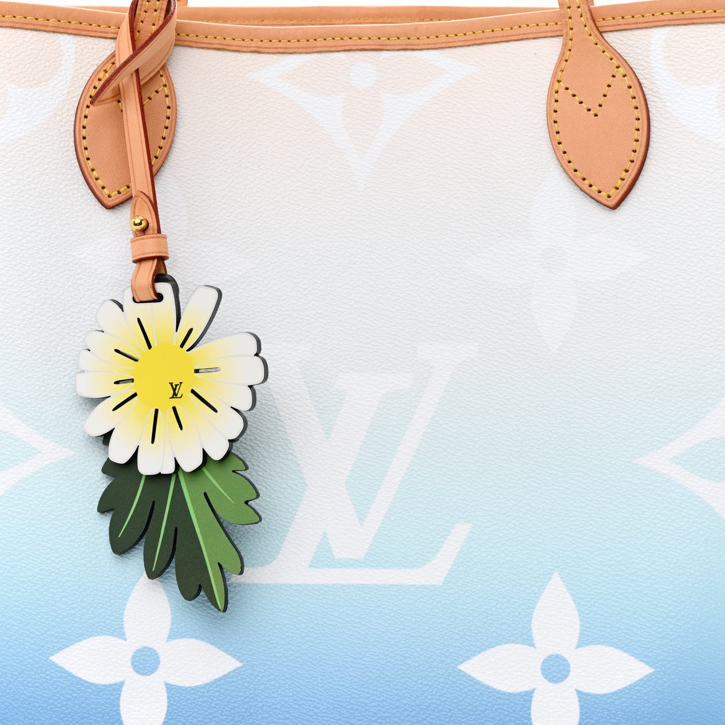 Monogram Giant By The Pool Neverfull MM Blue