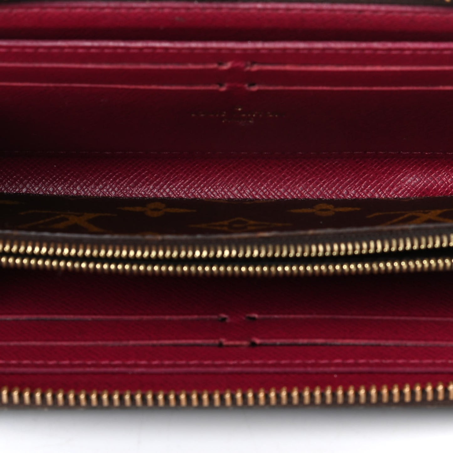 Monogram Clemence Wallet Fuchsia