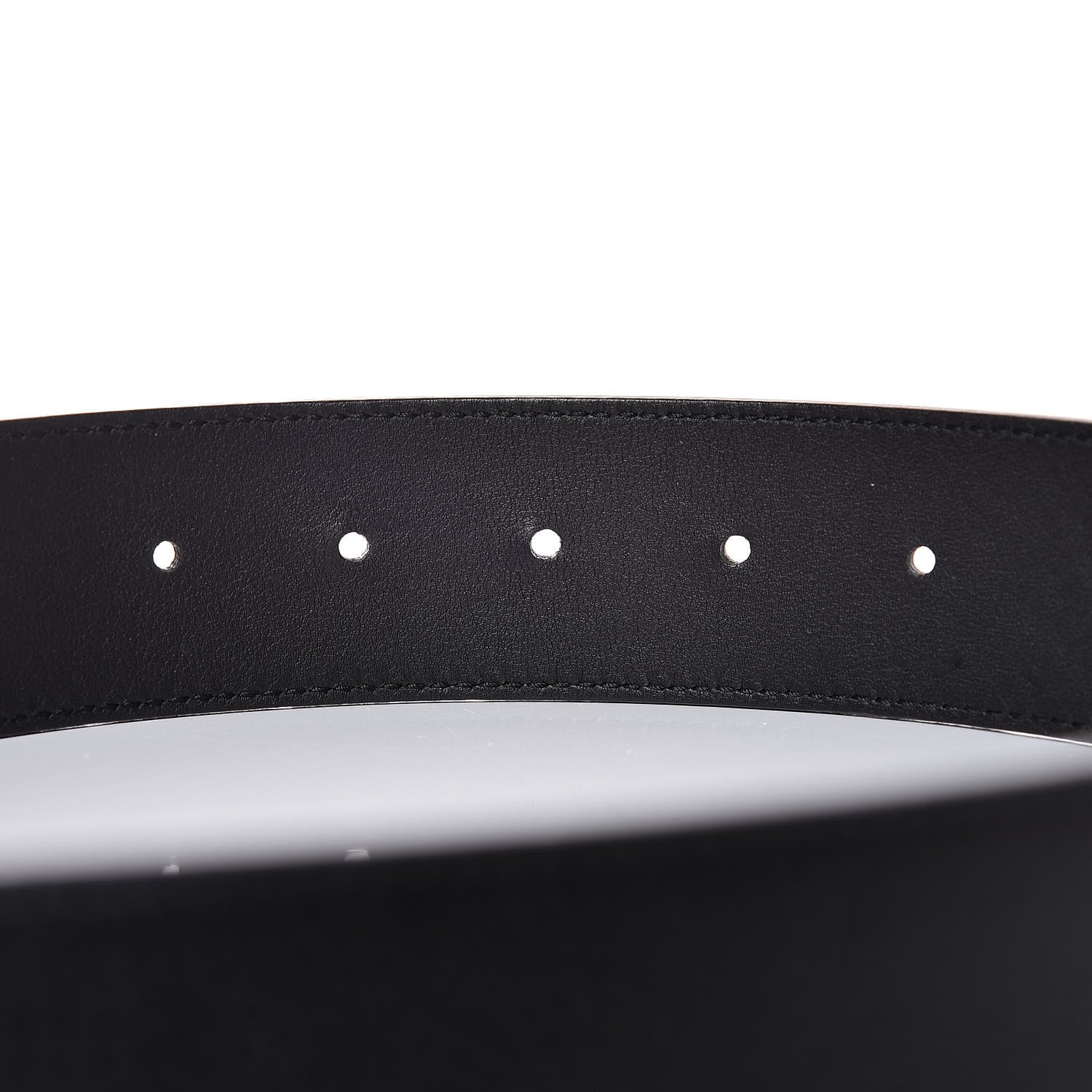 Gucci Textured Calfskin Double G 40mm Belt 100 40 Black 5 of 6