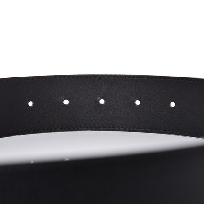 Gucci Textured Calfskin Double G 40mm Belt 100 40 Black 5 of 6