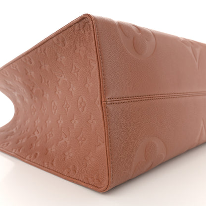 Louis Vuitton Empreinte Monogram Giant Onthego GM Cognac 8 of 9