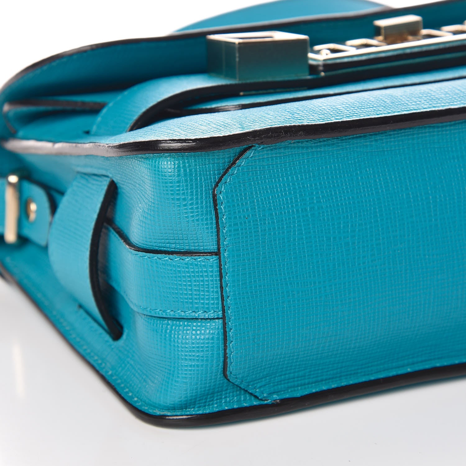 Proenza Schouler New Linosa Mini PS11 Classic Shoulder Bag Turquoise 13 of 15