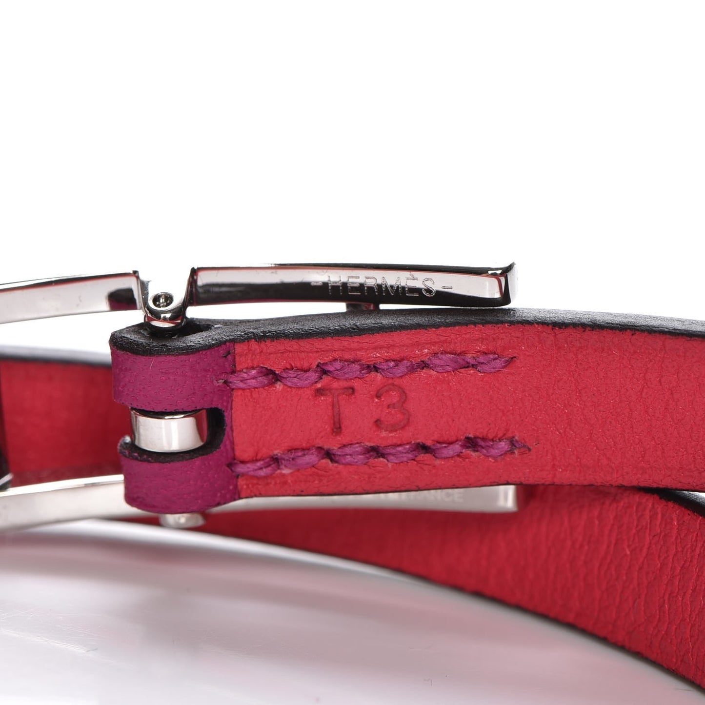 Swift Behapi Double Tour Reversible Bracelet T3 Rose Pourpre Rose Extreme
