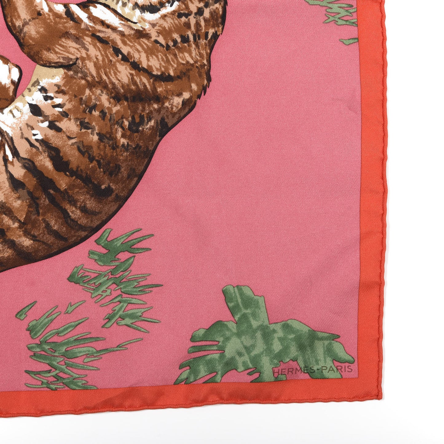 Silk Les Tigreaux Pocket Square