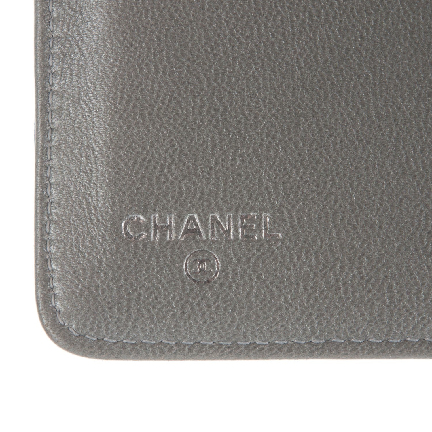 Chanel Lambskin Quilted L-Zip Pocket Wallet Black 6 of 8