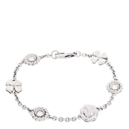 Chanel 18K Yellow Gold Diamond Camellia Bracelet 1 of 4