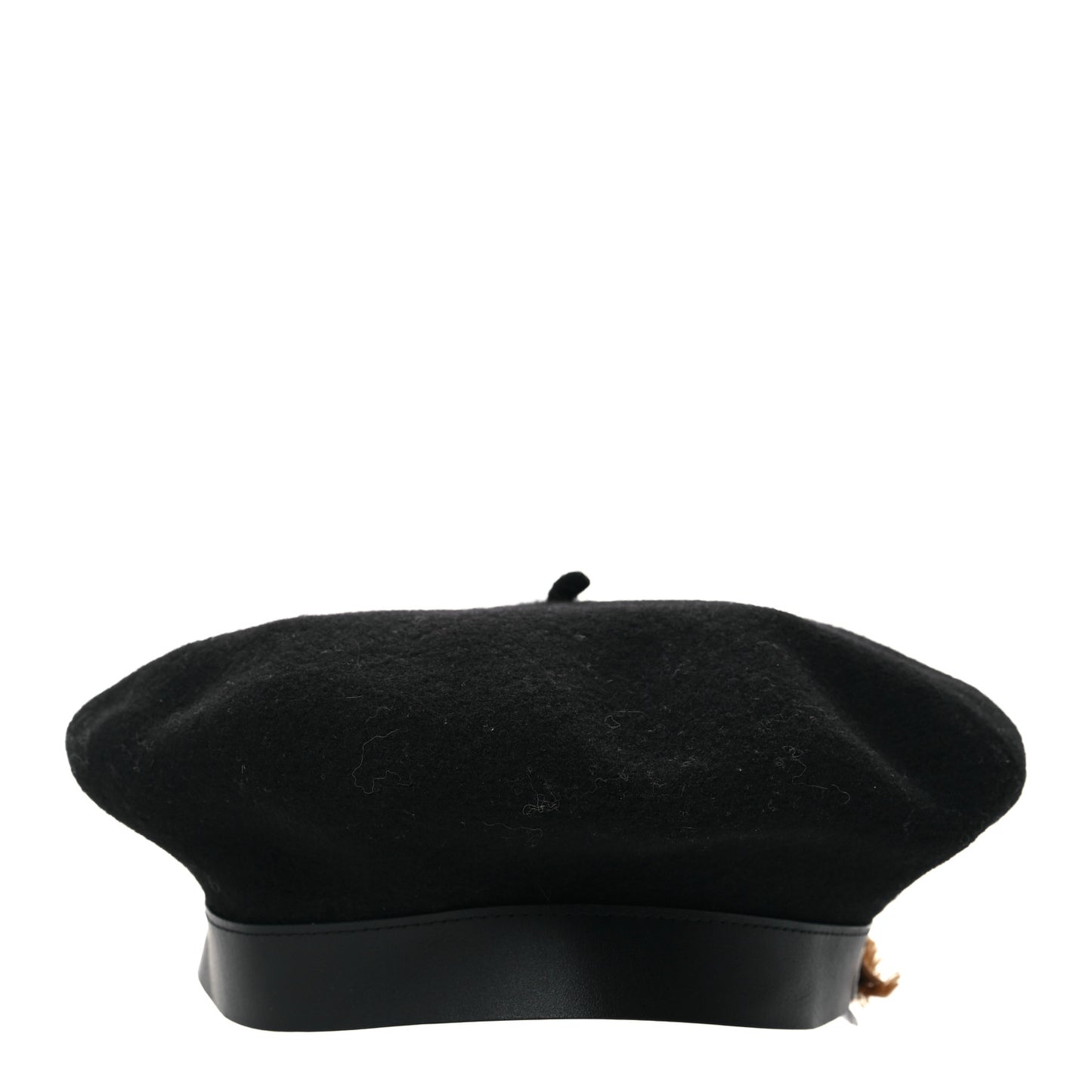 Merinos Wool Felt Felicity Beret Hat 57 Black