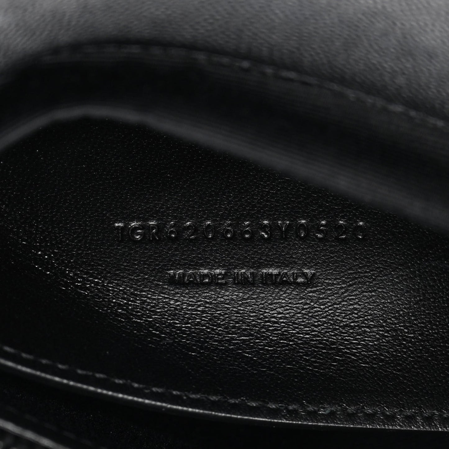 Grain De Poudre Medium West Hollywood Monogram Fold-Over Black