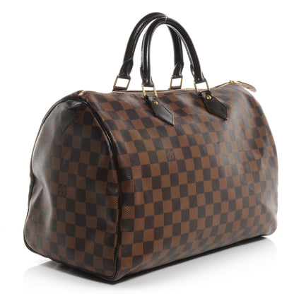 Louis Vuitton Damier Ebene Speedy 35 3 of 10