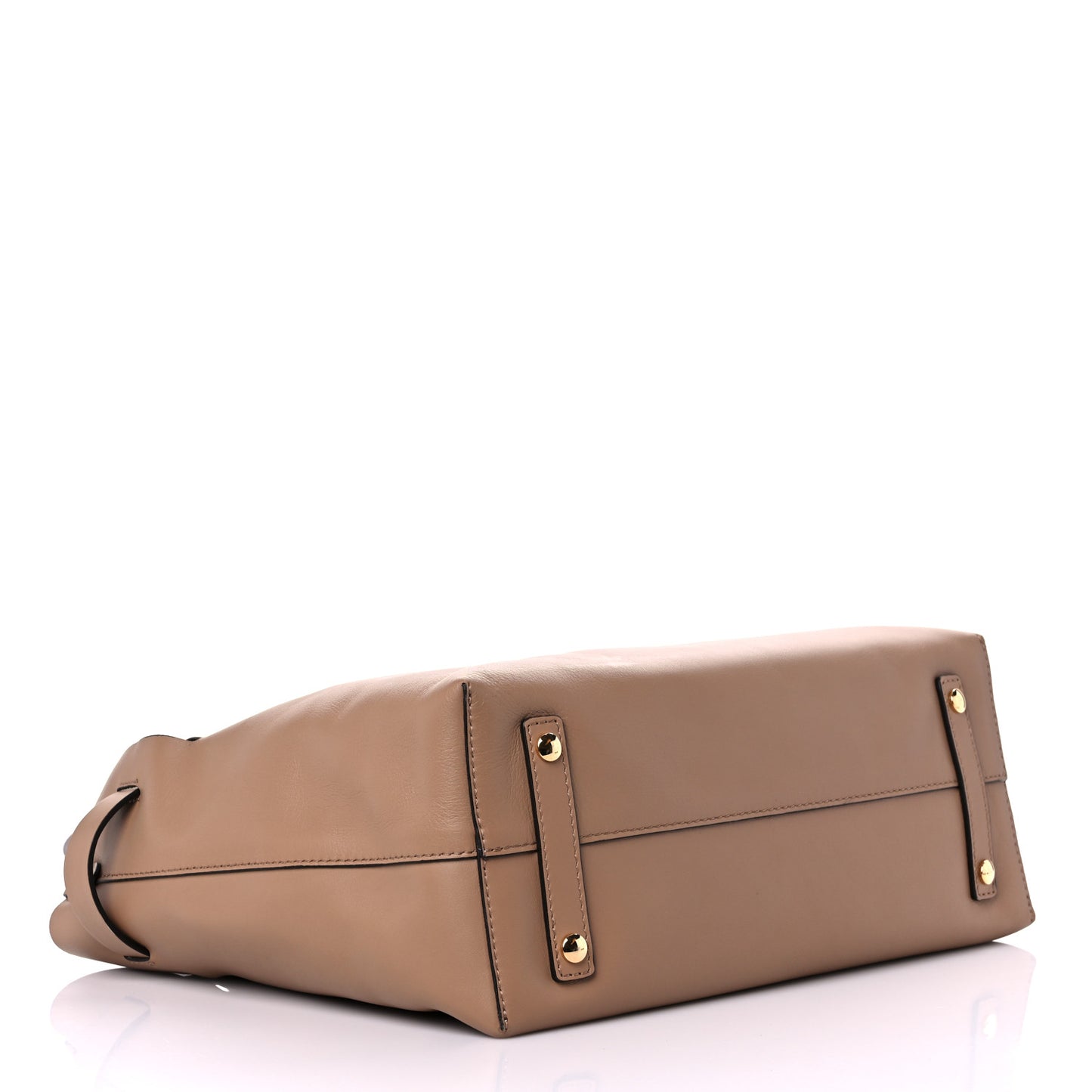 Soft Smooth Calfskin Medium Tote Camel