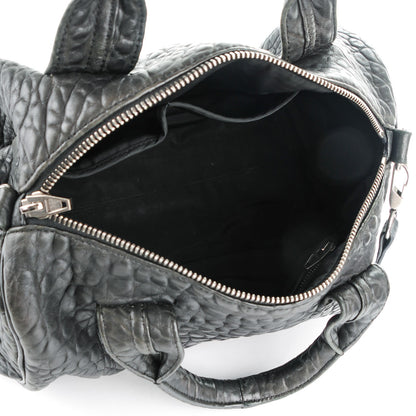 Alexander Wang Pebbled Lambskin Rocco Black Nickel Hardware 5 of 8