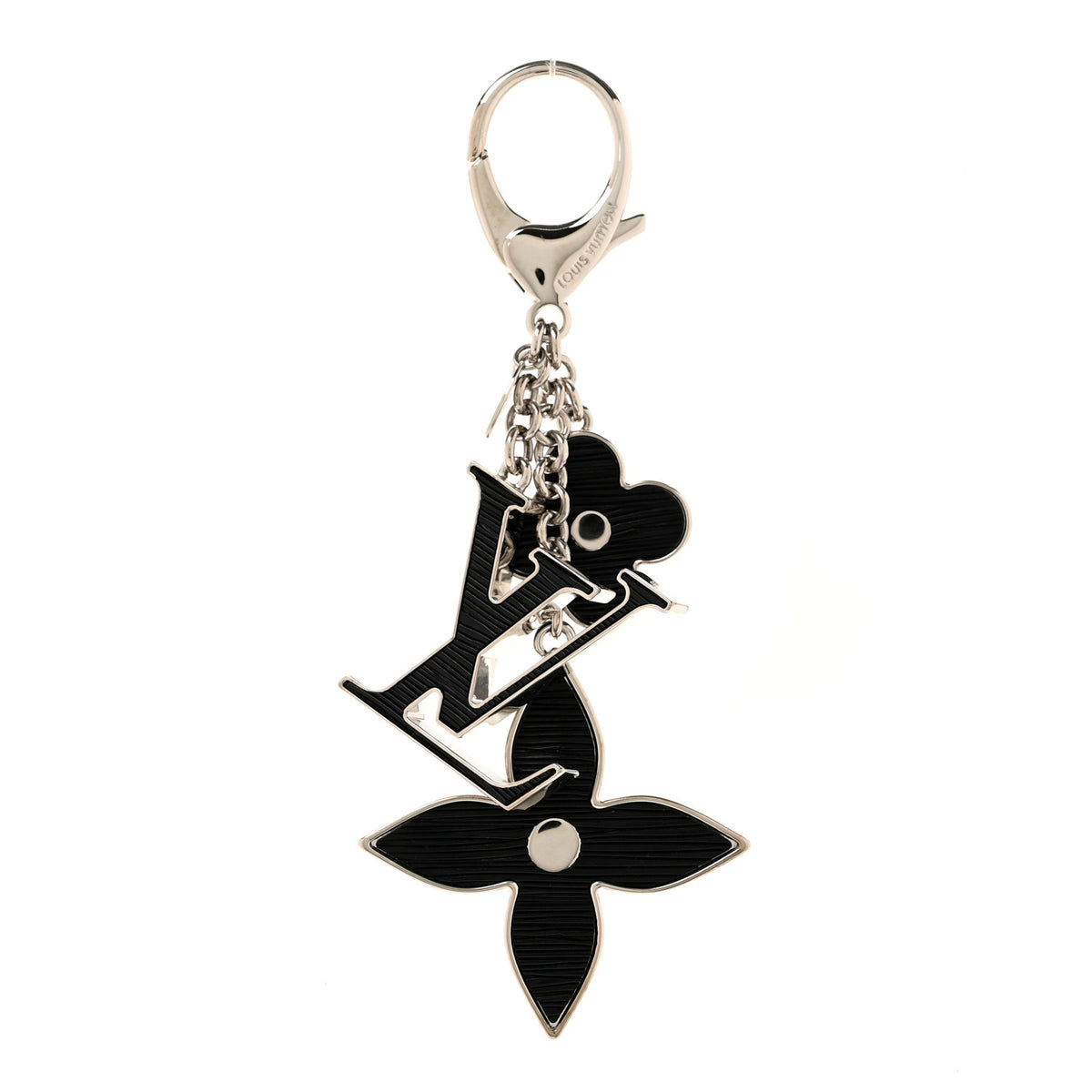 Electric Epi Fleur d'Epi Bag Charm Black