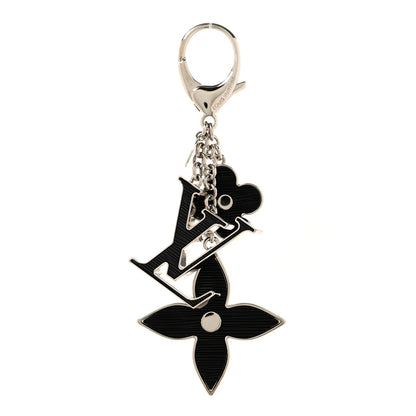Louis Vuitton Electric Epi Fleur d'Epi Bag Charm Black 1 of 5