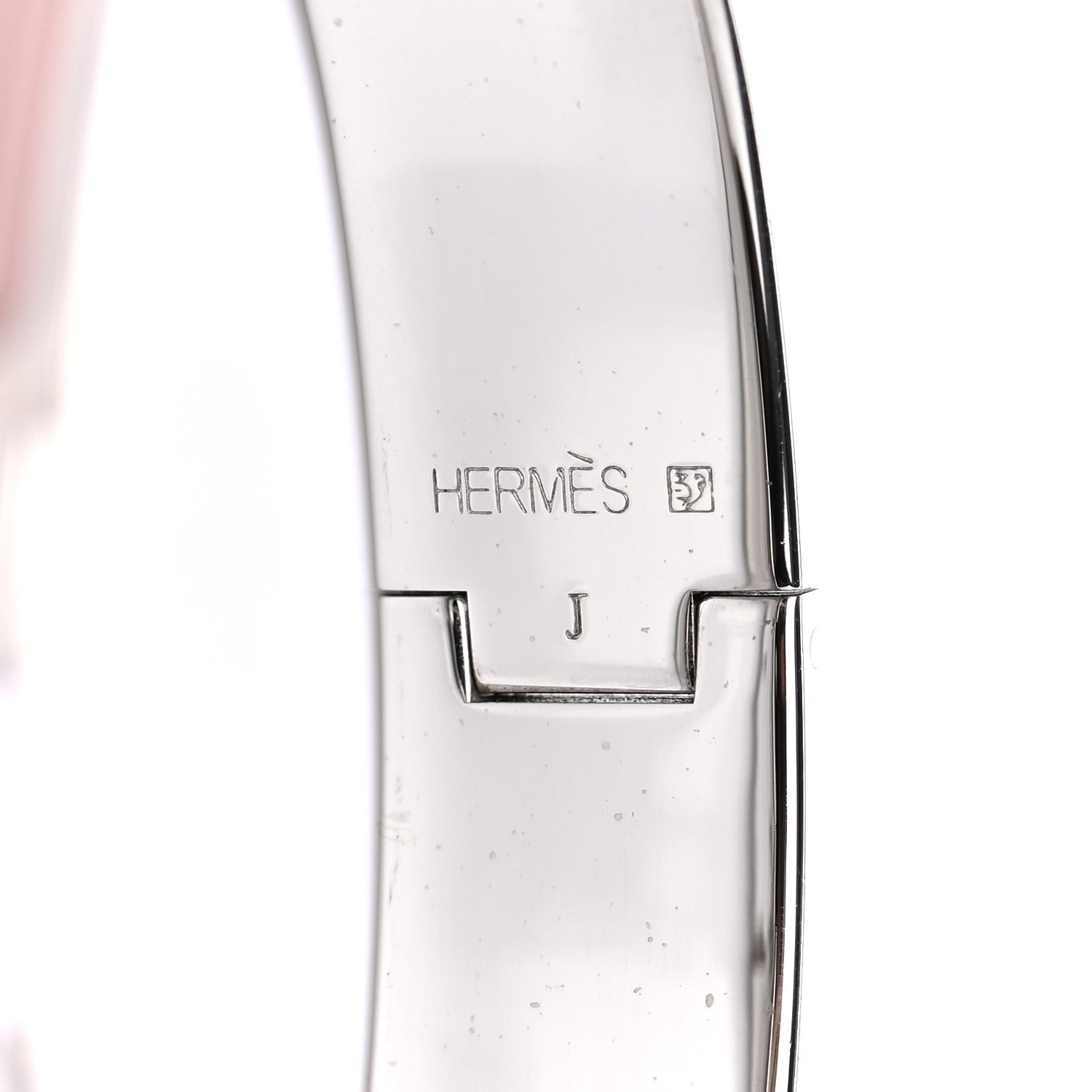 Hermes Enamel Narrow Clic Clac H Bracelet PM Rose Candeur 4 of 4