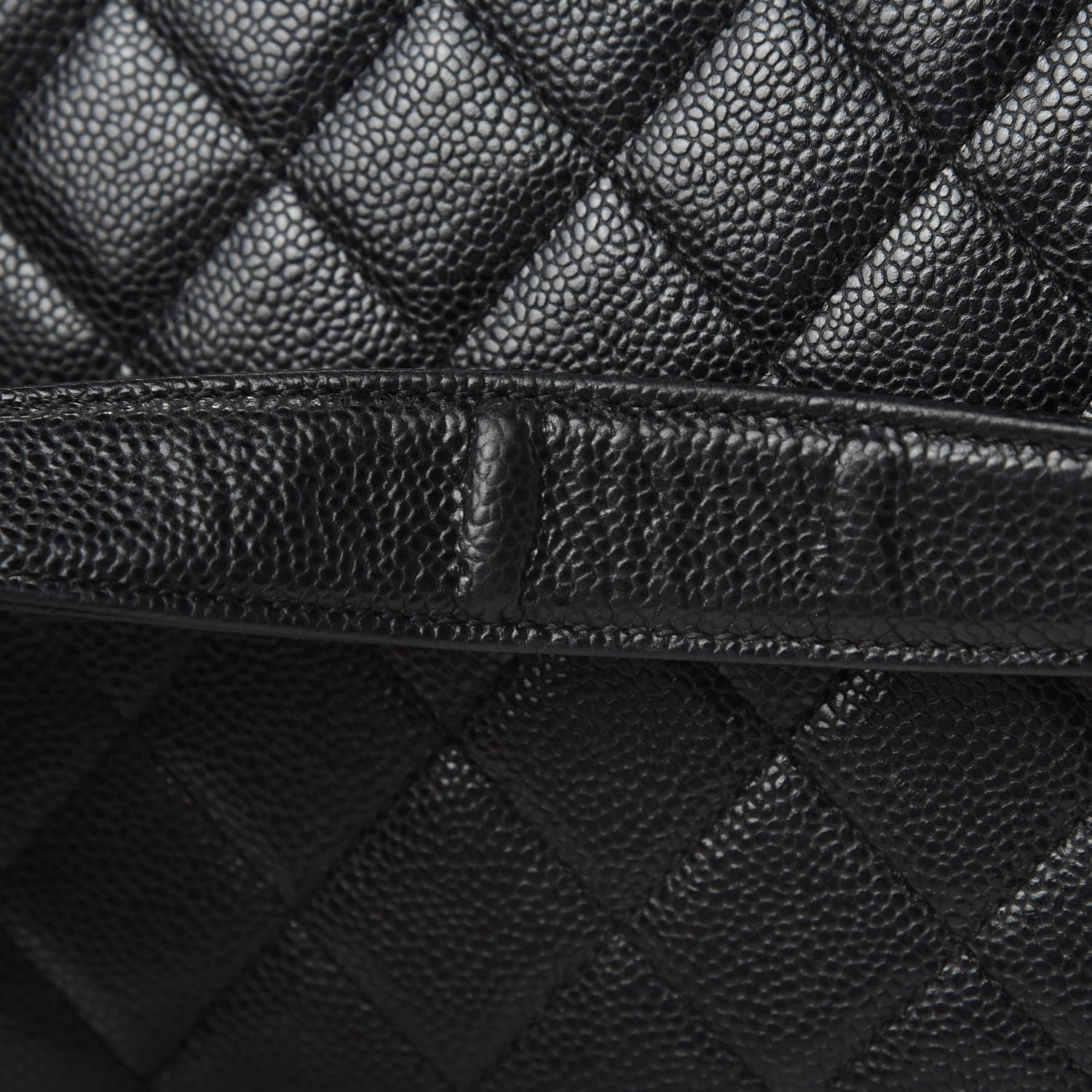 Chanel Caviar Quilted XL Grand Shopping Tote GST Black 20 of 21