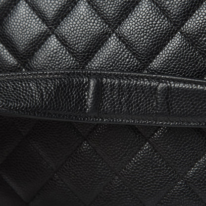 Chanel Caviar Quilted XL Grand Shopping Tote GST Black 20 of 21