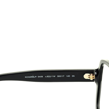Chanel Acetate Square Sunglasses 5408 Black 4 of 6