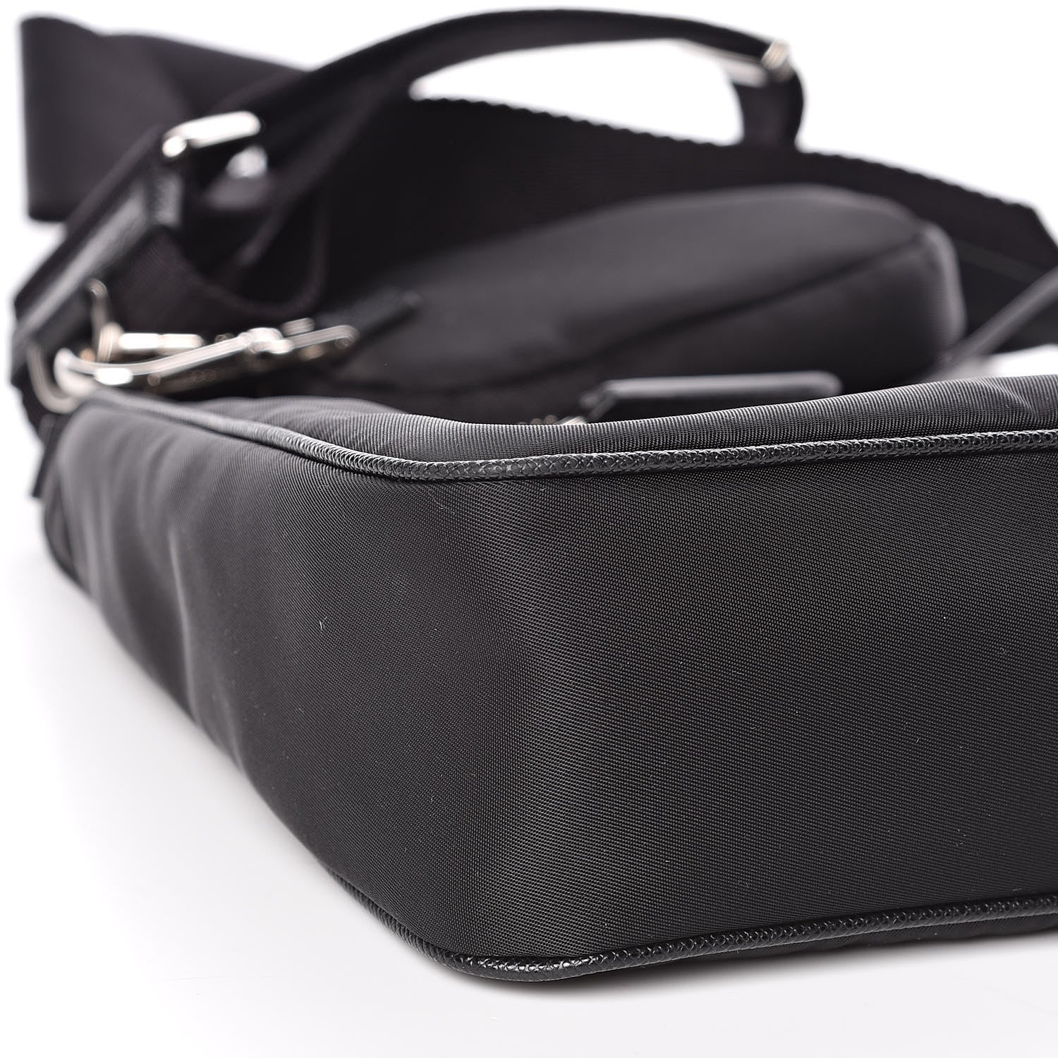 Prada Nylon Re-Edition 2005 Shoulder Bag Black 7 of 11