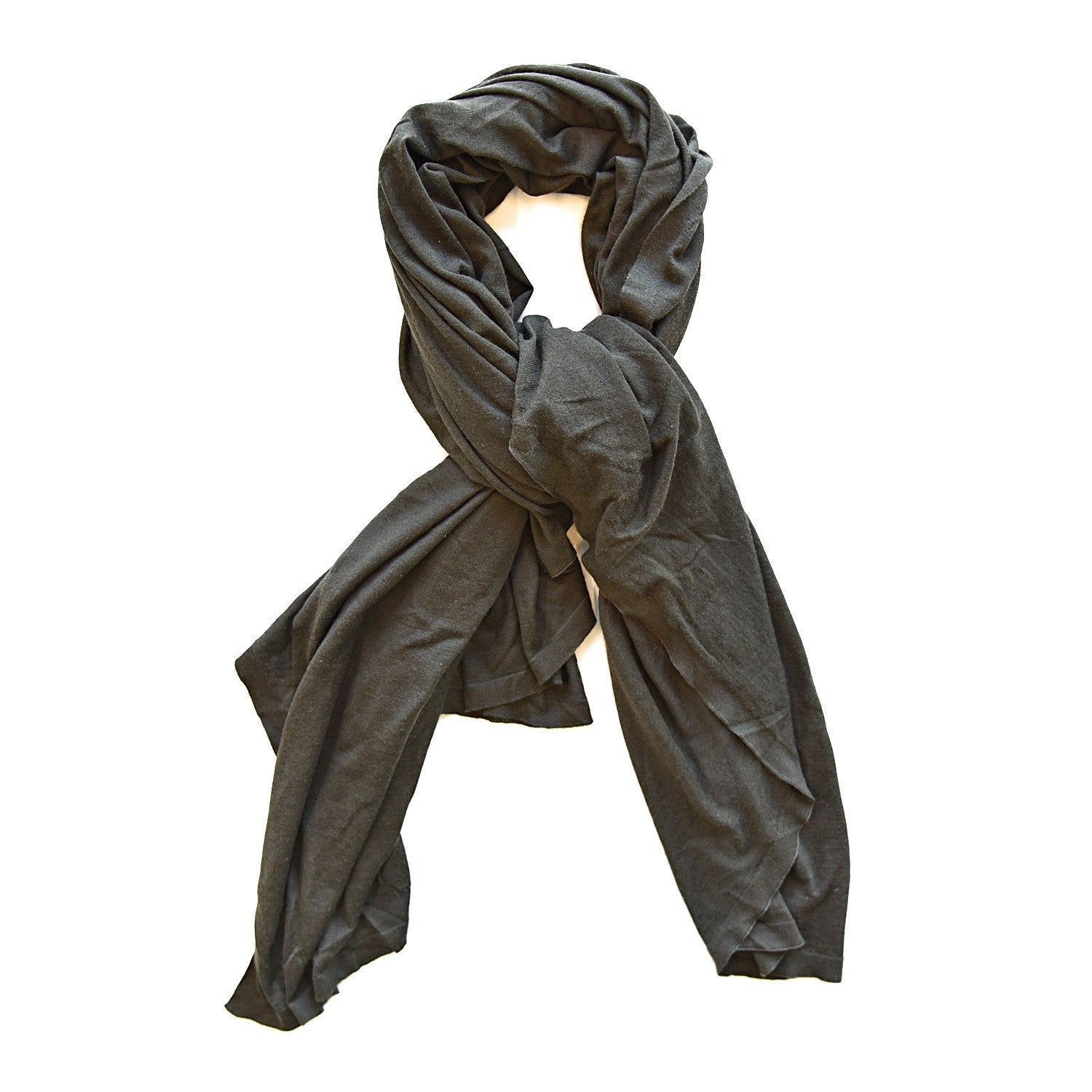 Hermes Cashmere Silk Stole Brown 1 of 6