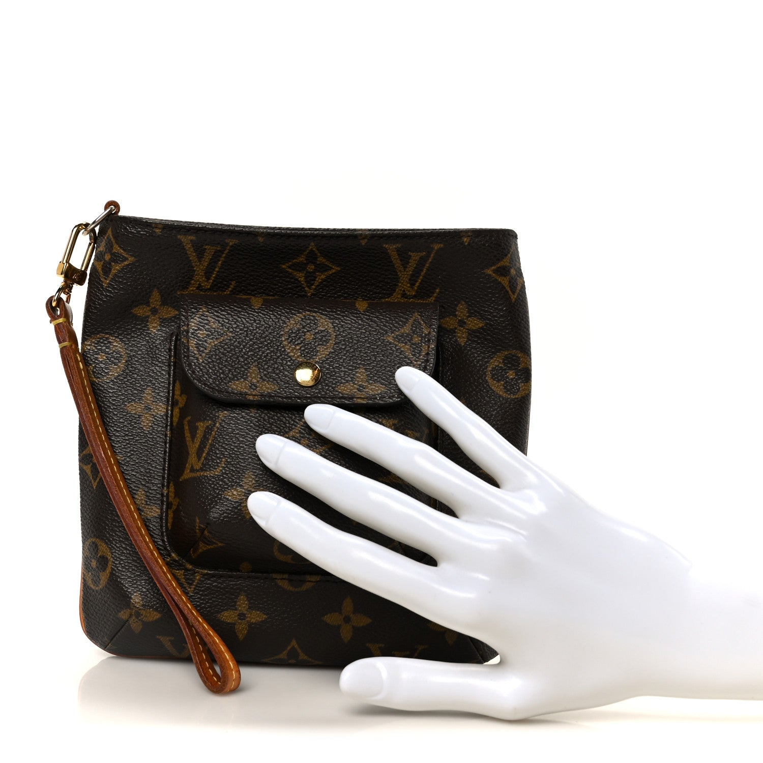 Louis Vuitton Monogram Partition Wristlet 2 of 9