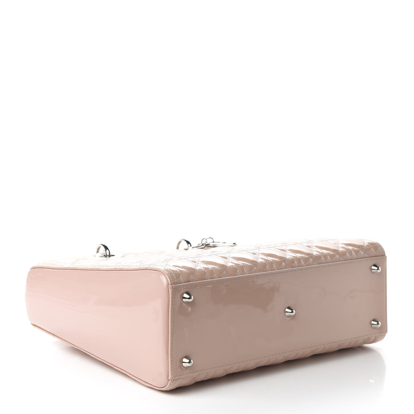 Patent Cannage Large Lady Dior Light Pink