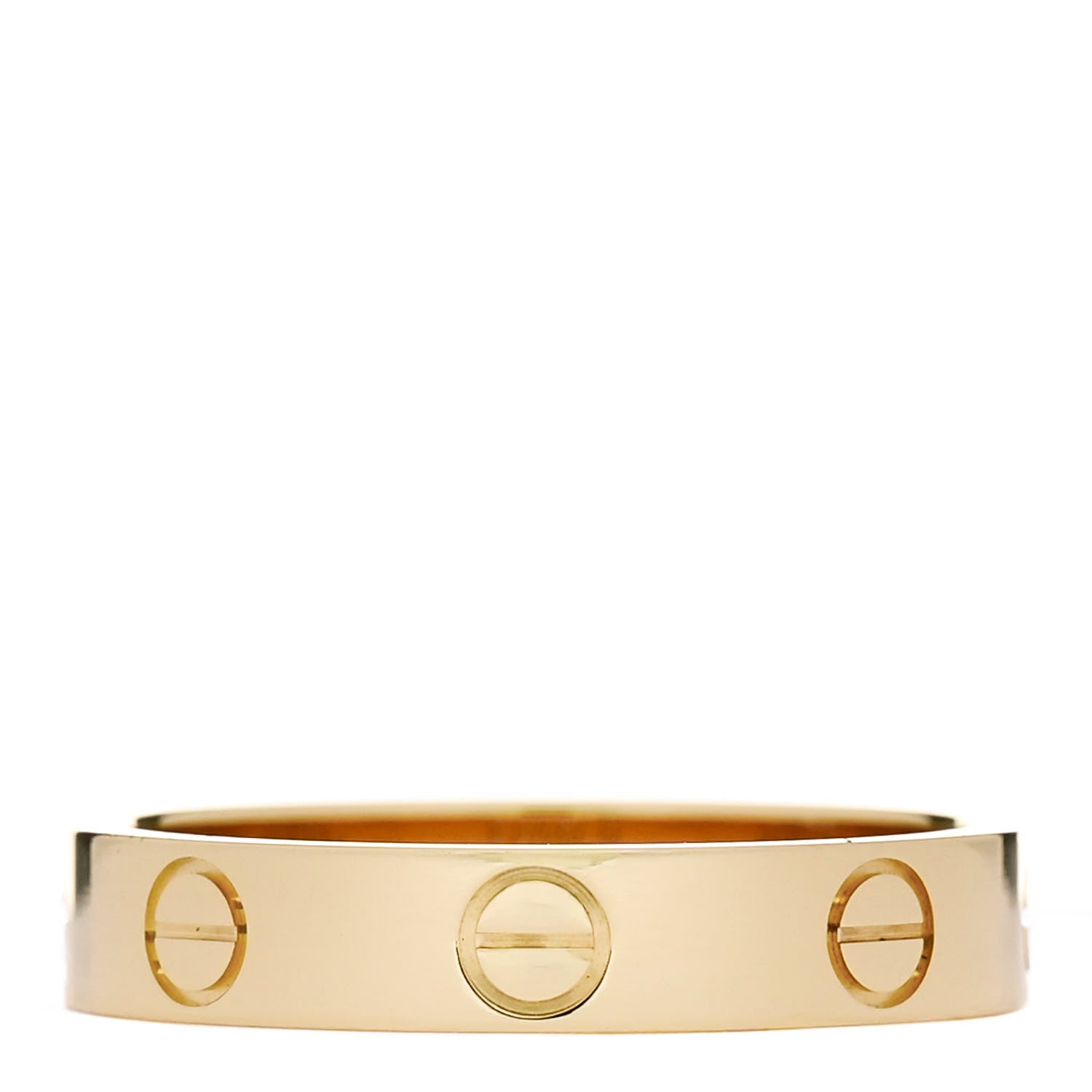 Cartier 18K Yellow Gold 3.5mm LOVE Wedding Band Ring 52 6 3 of 4