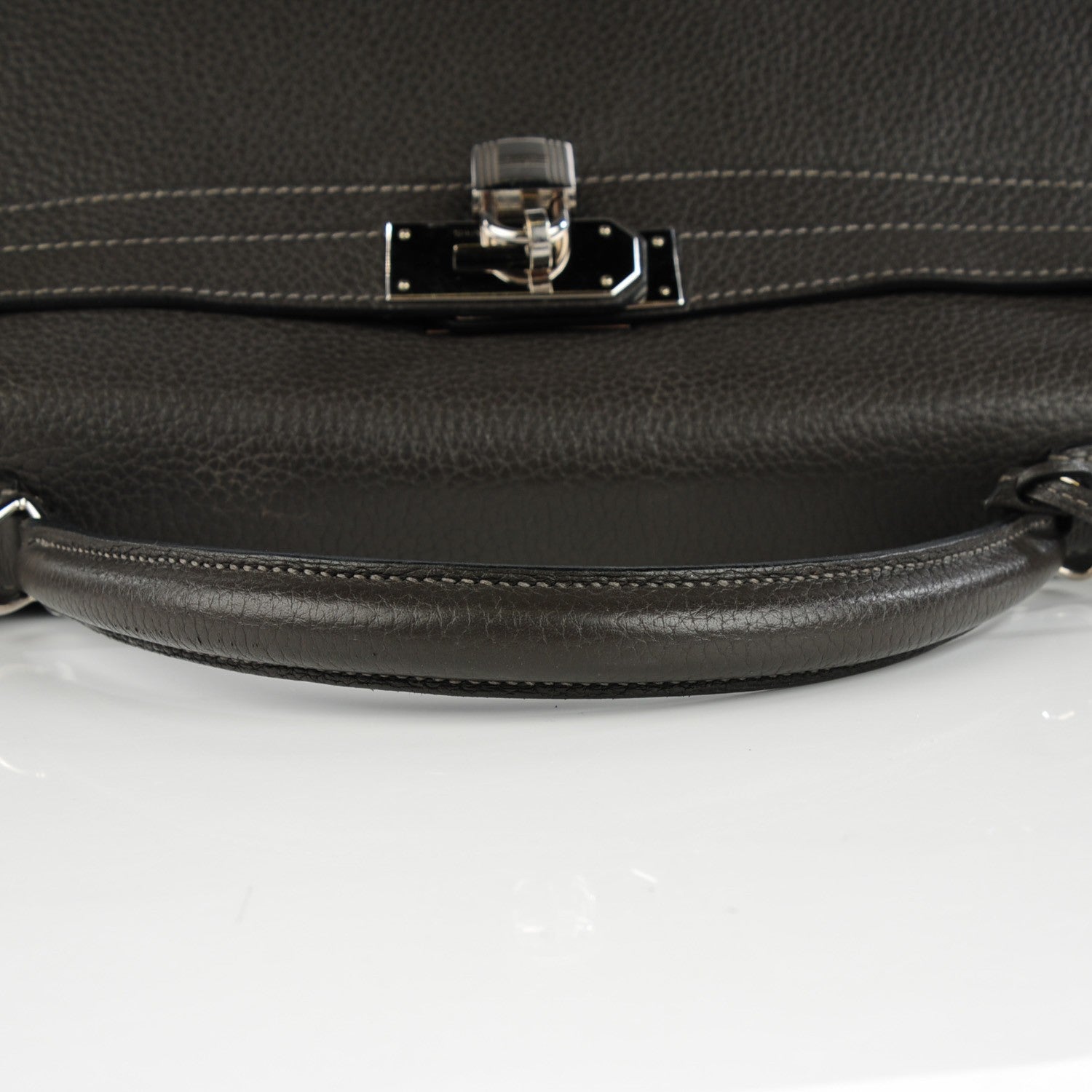 Hermes Taurillon Clemence Kelly 40 Graphite 11 of 23